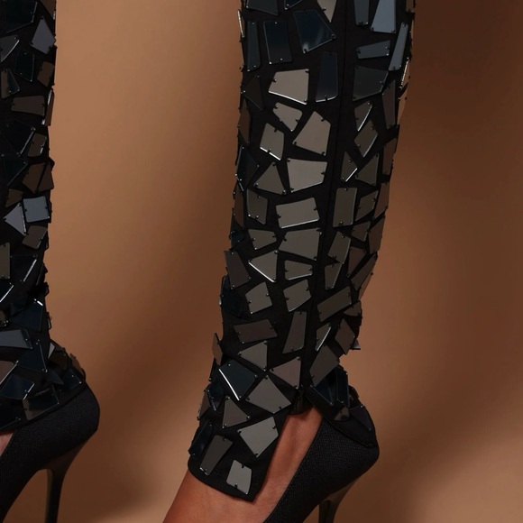 NEW WOMENS MIRROR DECOR TWO PIECE SET - Picture 7 of 7